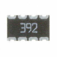 CTS Resistor Products - 744C083392JP - RES ARRAY 4 RES 3.9K OHM 2012
