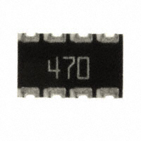 CTS Resistor Products - 744C083470JP - RES ARRAY 4 RES 47 OHM 2012