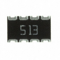 CTS Resistor Products - 744C083513JPTR - RES ARRAY 4 RES 51K OHM 2012