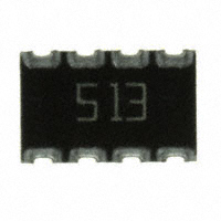 CTS Resistor Products - 744C083513JTR - RES ARRAY 4 RES 51K OHM 2012
