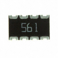 CTS Resistor Products - 744C083561JP - RES ARRAY 4 RES 560 OHM 2012