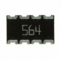 CTS Resistor Products - 744C083564JTR - RES ARRAY 4 RES 560K OHM 2012
