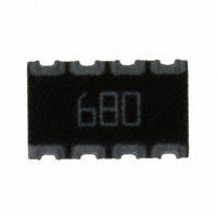 CTS Resistor Products - 744C083680JTR - RES ARRAY 4 RES 68 OHM 2012