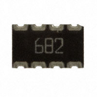 CTS Resistor Products - 744C083682JP - RES ARRAY 4 RES 6.8K OHM 2012