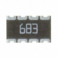 CTS Resistor Products - 744C083683JP - RES ARRAY 4 RES 68K OHM 2012