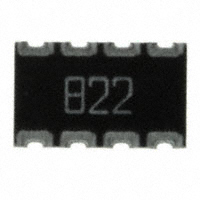 CTS Resistor Products - 744C083822JPTR - RES ARRAY 4 RES 8.2K OHM 2012