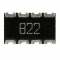 CTS Resistor Products - 744C083822JTR - RES ARRAY 4 RES 8.2K OHM 2012