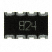 CTS Resistor Products - 744C083824JTR - RES ARRAY 4 RES 820K OHM 2012