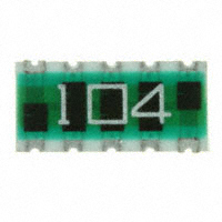 CTS Resistor Products - 745C101104JTR - RES ARRAY 8 RES 100K OHM 2512