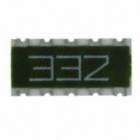 CTS Resistor Products - 745C101332JTR - RES ARRAY 8 RES 3.3K OHM 2512