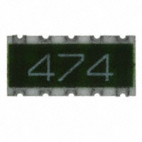 CTS Resistor Products - 745C101474JTR - RES ARRAY 8 RES 470K OHM 2512