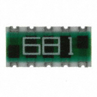 CTS Resistor Products - 745C101681JP - RES ARRAY 8 RES 680 OHM 2512