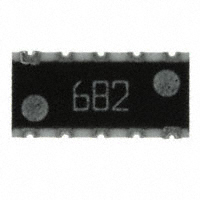 CTS Resistor Products - 745C101682JTR - RES ARRAY 8 RES 6.8K OHM 2512