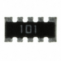 CTS Resistor Products - 746X101101JP - RES ARRAY 8 RES 100 OHM 1206