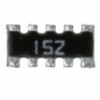 CTS Resistor Products - 746X101152J - RES ARRAY 8 RES 1.5K OHM 1206
