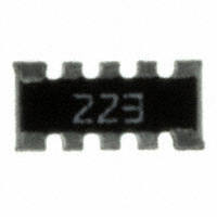 CTS Resistor Products - 746X101223J - RES ARRAY 8 RES 22K OHM 1206