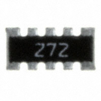 CTS Resistor Products - 746X101272JP - RES ARRAY 8 RES 2.7K OHM 1206