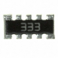 CTS Resistor Products - 746X101333J - RES ARRAY 8 RES 33K OHM 1206