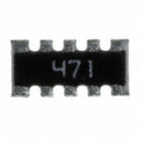 CTS Resistor Products - 746X101471JP - RES ARRAY 8 RES 470 OHM 1206