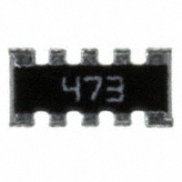 CTS Resistor Products - 746X101473JP - RES ARRAY 8 RES 47K OHM 1206