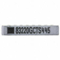 CTS Resistor Products - 752083220G - RES ARRAY 4 RES 22 OHM 8SRT