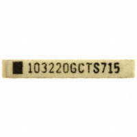 CTS Resistor Products - 752103220G - RES ARRAY 5 RES 22 OHM 10SRT