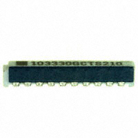 CTS Resistor Products - 752103330G - RES ARRAY 5 RES 33 OHM 10SRT