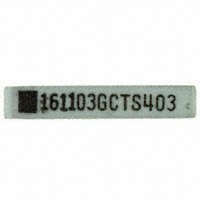 CTS Resistor Products - 752161103G - RES ARRAY 14 RES 10K OHM 16DRT
