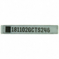 CTS Resistor Products - 752181102G - RES ARRAY 16 RES 1K OHM 18DRT