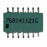 CTS Resistor Products - 768141121G - RES ARRAY 13 RES 120 OHM 14SOIC