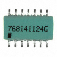 CTS Resistor Products - 768141124G - RES ARRAY 13 RES 120K OHM 14SOIC