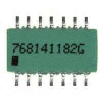 CTS Resistor Products - 768141182G - RES ARRAY 13 RES 1.8K OHM 14SOIC