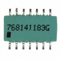 CTS Resistor Products - 768141183G - RES ARRAY 13 RES 18K OHM 14SOIC