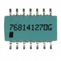 CTS Resistor Products - 768141270G - RES ARRAY 13 RES 27 OHM 14SOIC
