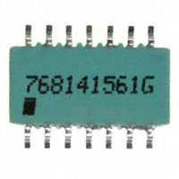 CTS Resistor Products - 768141561G - RES ARRAY 13 RES 560 OHM 14SOIC
