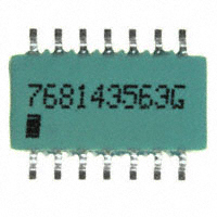 CTS Resistor Products - 768143563G - RES ARRAY 7 RES 56K OHM 14SOIC