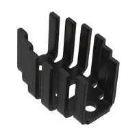 CTS Thermal Management Products - LAE66A3CB - HEATSINK PWR .75"H BLACK TO-220