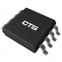 CTS-Frequency Controls - CTS100ELT22TG - CMOS/TTL TO DIFF PECL TRANSLATOR