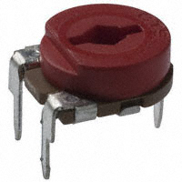 CTS Electrocomponents - 262UR252B - TRIMMER 2.5K OHM 0.15W TH