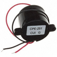 CUI Inc. - CPE-251 - AUDIO PIEZO INDICATOR 4-28V CHAS