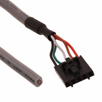 CUI Inc. - CUI-3131-6FT - CABLE SHLD LATCH 5PIN 24AWG 6'