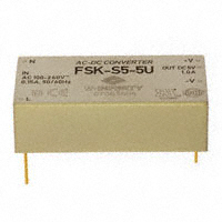 CUI Inc. - FSK-S5-5U - CONVERTER AC-DC 5V 1A 5W