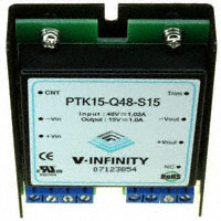 CUI Inc. - PTK15-Q48-S15-T - CONVERTER DC/DC 15V 15W TERMINAL