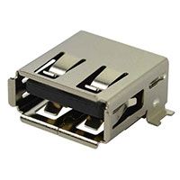 CUI Inc. - UJ2-AH-1-SMT-TR - USB JACK 2.0, STANDARD A TYPE, 4
