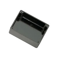 Davies Molding, LLC - 0220-A - BOX PLASTIC BLACK 3.99"LX2.87"W