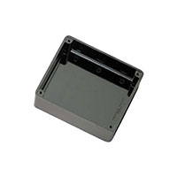 Davies Molding, LLC - 0240-B - BOX PLASTIC BLACK 6.25"LX3.75"W