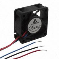 Delta Electronics - AFB0405MB-R00 - FAN AXIAL 40X15MM BALL 5VDC WIRE