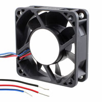Delta Electronics - AFB0612VHD-AF00 - FAN AXIAL 60X20MM 12VDC WIRE