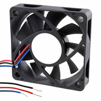 Delta Electronics - AFB0624VHC-F00 - FAN AXIAL 60X13MM 24VDC WIRE