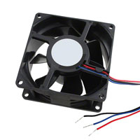 Delta Electronics - AFB0812GHE-F00 - FAN AXIAL 80X38MM 12VDC WIRE